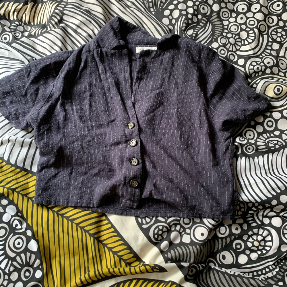 Pacsun Cropped Button Down